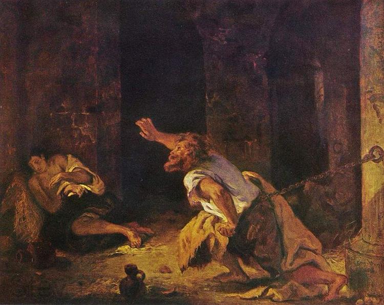 Eugene Delacroix The Prisoner of Chillon Spain oil painting art